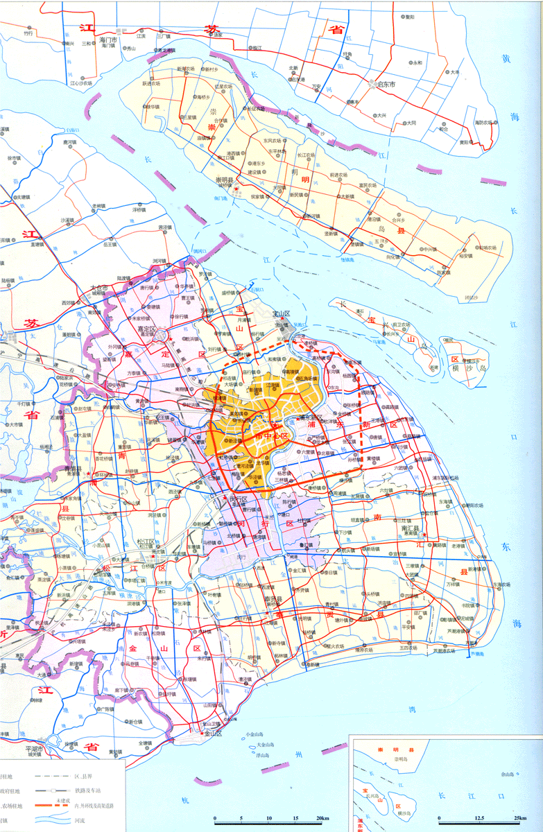 上海历史地图\/上海历代地图-上海市当代地图|+点滴之间聚沙成金